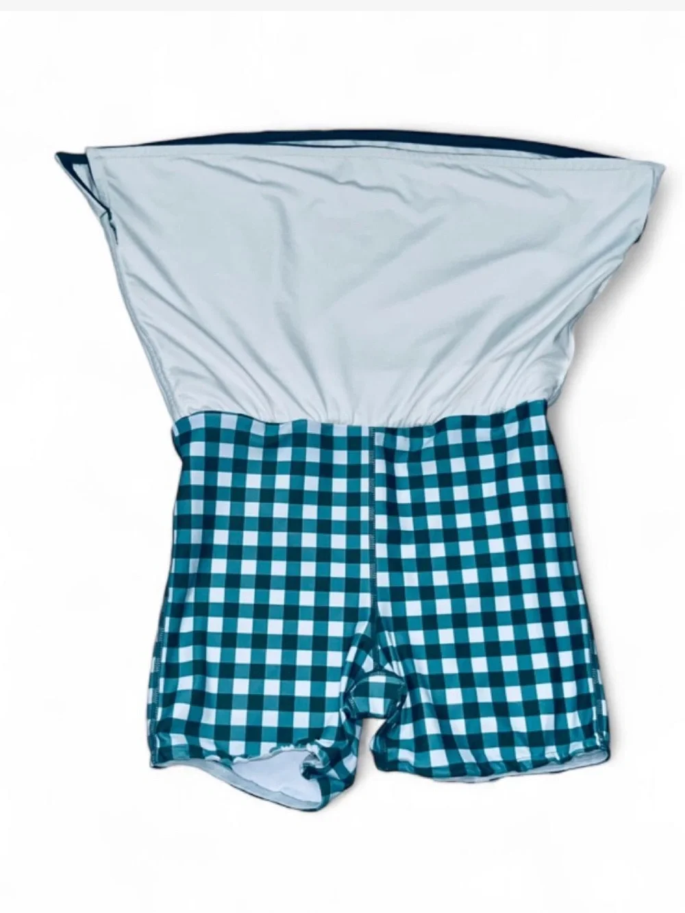 EUC Tuckernuck White and Green Layered  Skort Shorts